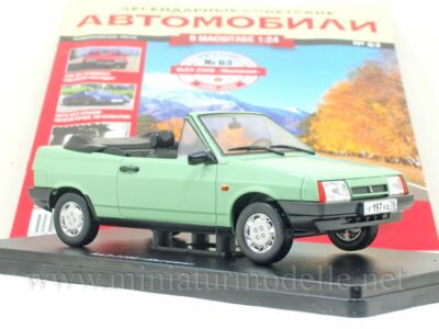 1:24 LADA 2108 Natasha Cabrio VAZ Hachette #63 DDR Russische Russian WAS Ovp Neu