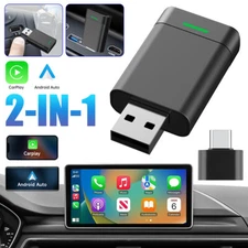 USB Wireless CarPlay Adapter For iPhone Apple Carplay Android Dongle Plug & Play