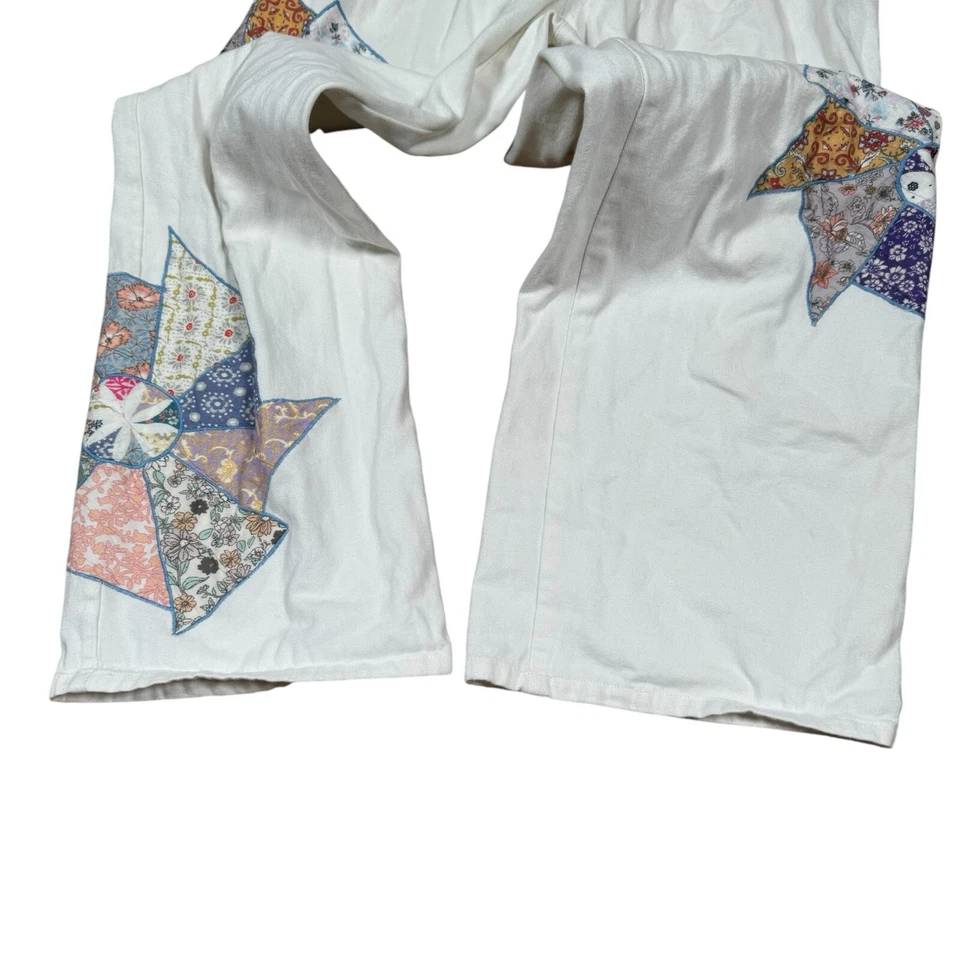 Pantalón Anthropologie X Forever That Girl acolchado retazos talla XS Foto 3 de 4