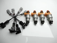 x4 1989 -95 for Toyota 22RE 2.4L Bosch 4 Hole Upgrade Fuel Injectors