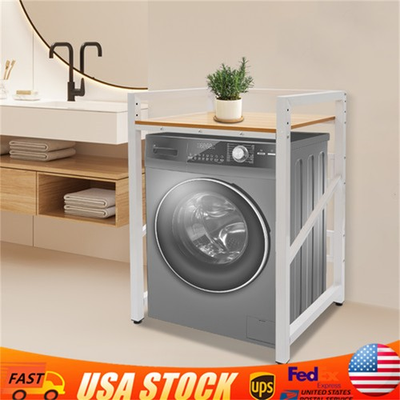 #ad Heavy Duty Washer Dryer Stacking Rack Standing Storage Shelf Wash Machine Frame $129.69