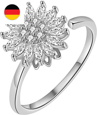 Angst Spinning Ringe Für Damen, Offener Ring Fidget Spinner Ringe, Anxiety Ring