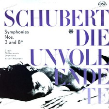 Franz Schubert - Die Unvollendete . Symphonies Nos. 3 And 8 LP VG/VG . 