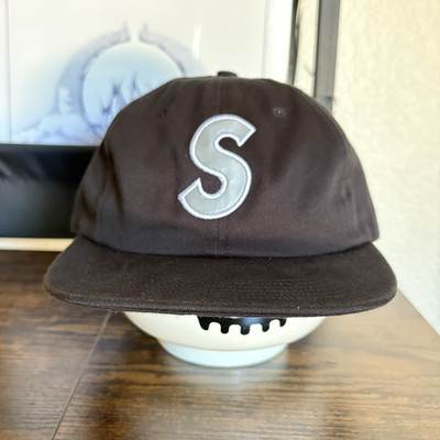 Supreme S/S 2016 3M Reflective S Logo 6 Panel Cap Hat Black