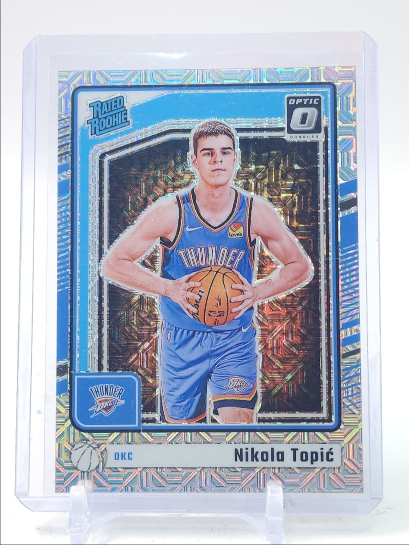 NIKOLA TOPIC 2024-25 DONRUSS OPTIC RATED ROOKIE CHOICE PRIZM #278 RC Q5840