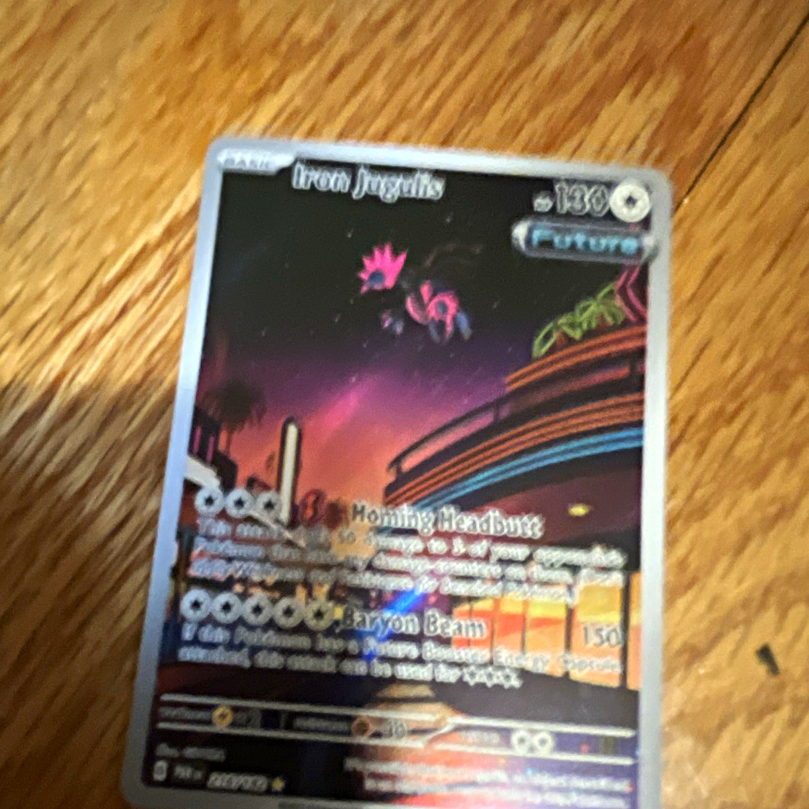 The Pokémon Company Pokémon TCG Iron Jugulis 216/182 Paradox Rift IR Holo EN