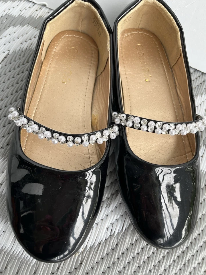 Dream Pairs Girls Dress Shoes Wedding Party Princess Mary Jane Shoes Flats Sz 2 - Image 3 of 4
