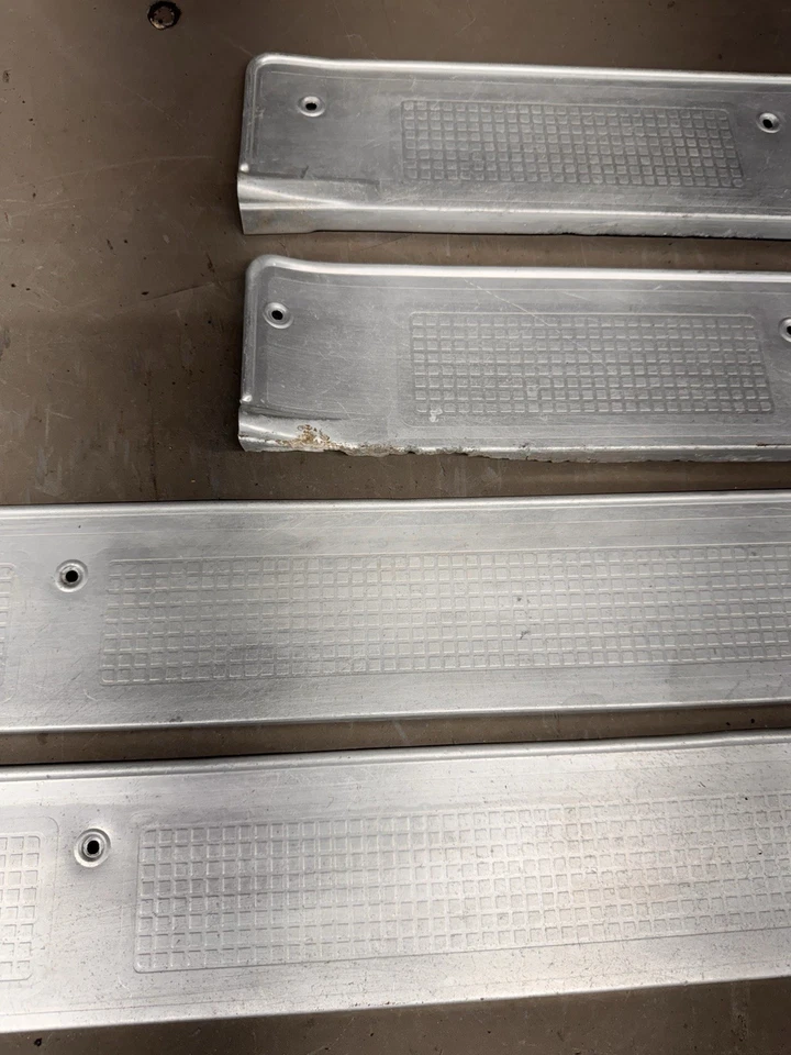 1961-1962 Ford Galaxie 4 Door Carpet Trim Sill Plate Moldings Mercury Park Lane - Image 4 of 4