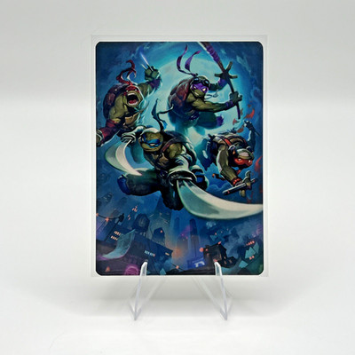 Heroes in a Half Shell Art Card #41 Teenage Mutant Ninja Turtles