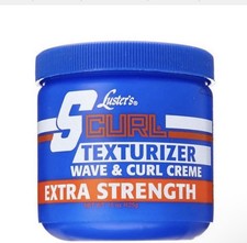Luster's S Curl Texturizer Creme Wave  Curl Enhancing 15 oz / 425g Blue
