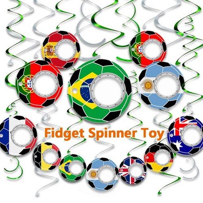 2026 World Cup Fidget Spinner & Bottle Opener Keychain - Fan Gear