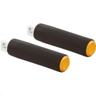 Arlen Ness Fusion Passenger Footpegs Knurled Gold Motorcycle Street 07 953