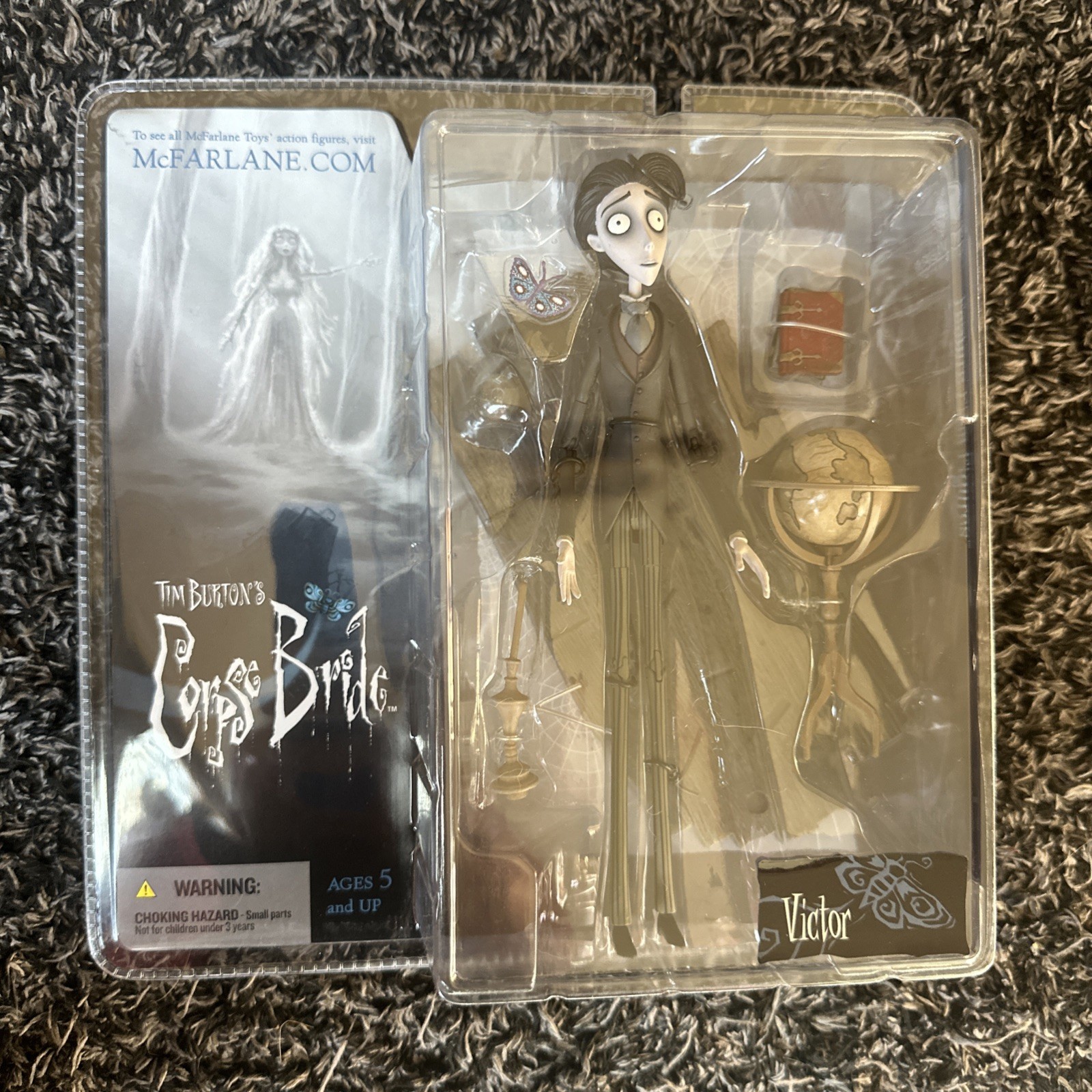 Corpse Bride McFarlane Toys Series 1 Victor Action Figure 2005 Tim Burton