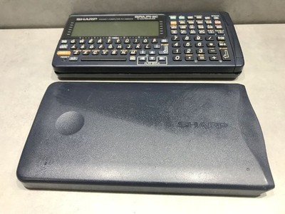 SHARP Pocket Computer PC G850VS Vintage Funktionsrechner getestet gebraucht