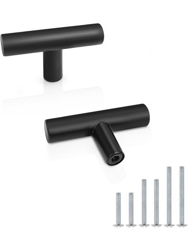 5x T Bar Cupboard Handles Kitchen Cabinet Bedroom Bathroom Door Drawer Pull Knob - Picture 3 of 21