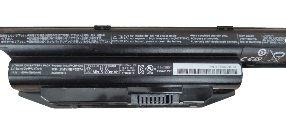 Fujitsu LifeBook Akku FPB0301S 63Wh 11.1V CP656338-01 - Bild 2 von 4
