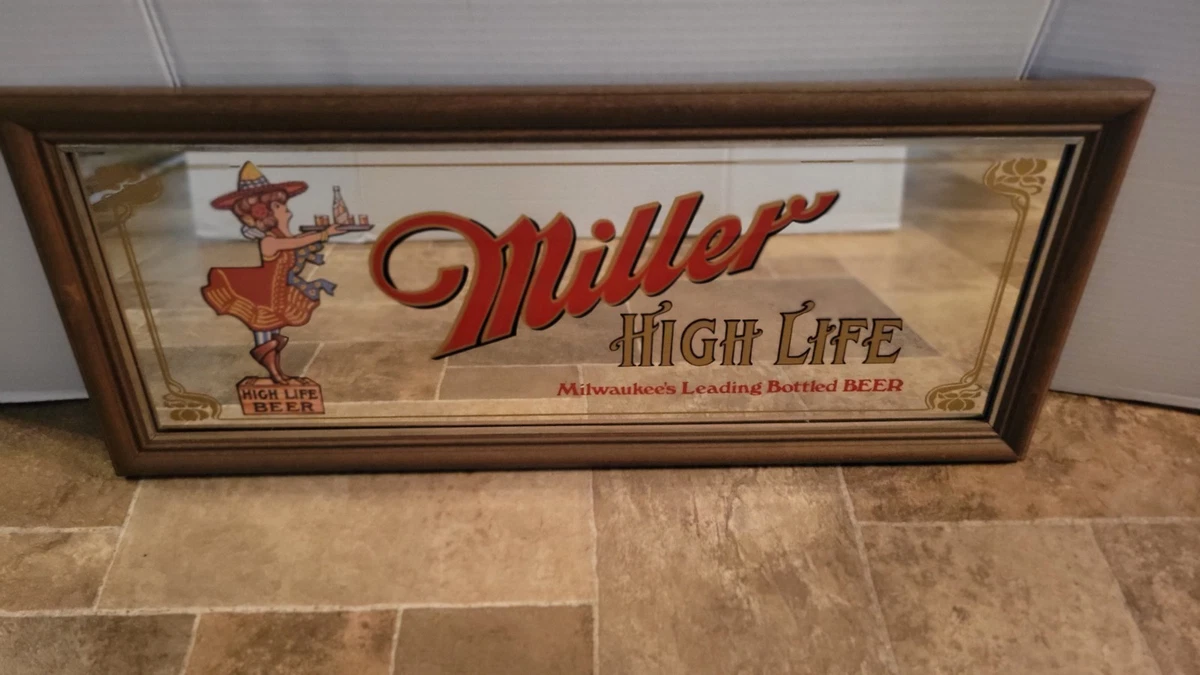 Miller High Life Mirror Moon Signs & Tins for sale | eBay