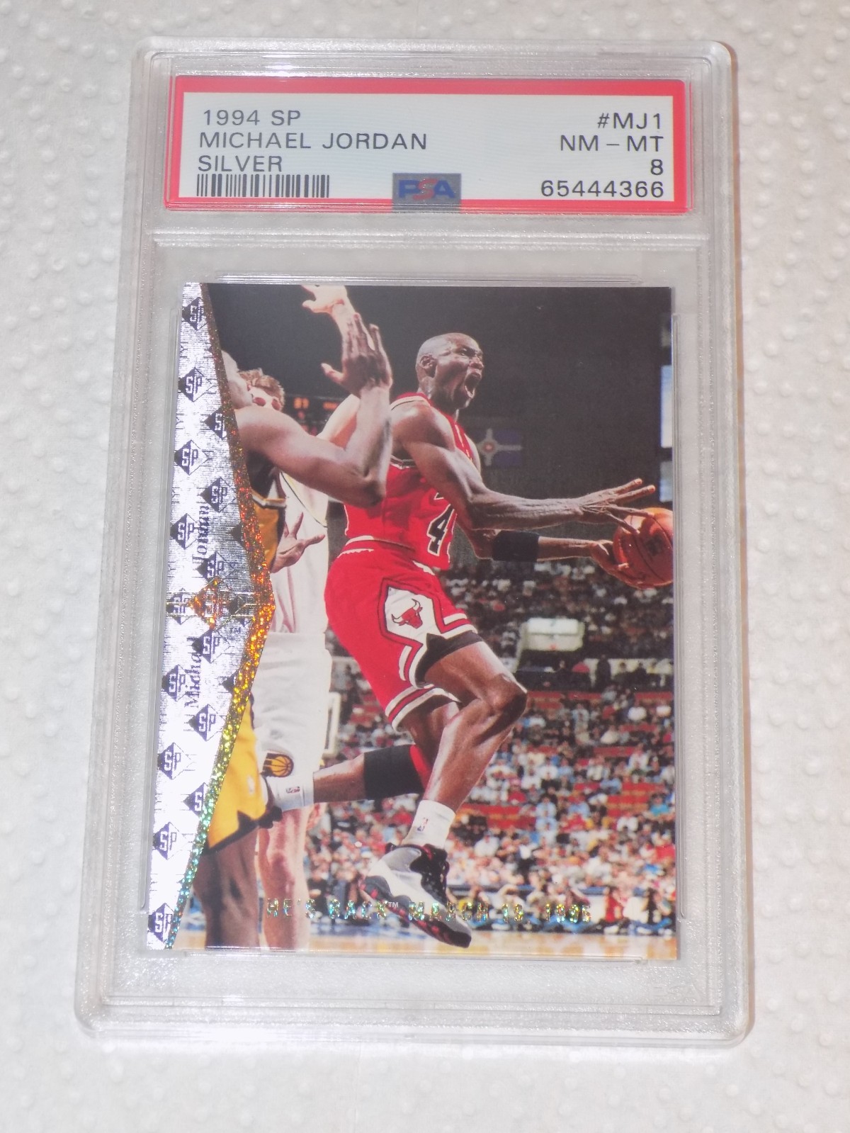 MICHAEL JORDAN PSA 8 NM/MT 1994 SP SILVER #MJ1