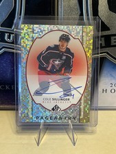 2025-26 SPAuthentic Cole Sillinger Pageantry Auto Columbus Blue Jackets #P-12