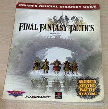 Final Fantasy Tactics 1998 Official Strategy Guide Prima Games