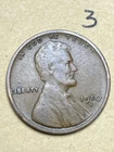 1910-S LINCOLN WHEAT CENT, low mintage date, "Fine" condition #3