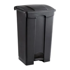 Plastic Trash Can with Foot Pedal Garbage Can for Kitchen, Indoor or Outdoor Use
