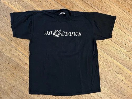 vtg 90s 00s LAST DIVISION CONCERT T SHIRT indie pop punk ban 1990s vintage concert t-shirt, vintage, size L, single stitch, B+ condition
