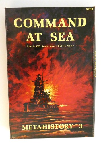 Vintage Command At Sea Meta History 3 Naval Battle Game