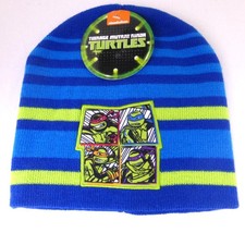 Teenage Mutant Ninja Turtles Child Knit Cap Berkshire Nickelodeon Blue Green New