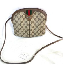 GUCCI Vintage Sherry Line GG Supreme PVC Crossbody Shoulder Bag Anniversary Ed.