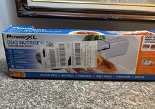 PowerXL Duo NutriSealer 6-in-1 Food Vacuum Sealer Set- Brand New In Box Sealed
