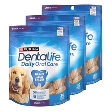 Purina DentaLife Daily Oral Care Dental Chews for Large Dogs 90 ct.