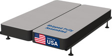 , Box Spring Bed Base Queen Size, 8-Inch Wood Mattress Foundation   Amish Made i