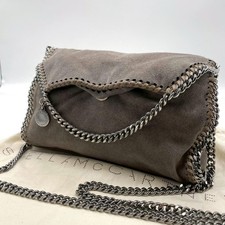 Stella McCartney Falabella Chain 2WAY Tote Schultertasche Wildleder grau...