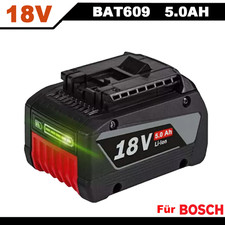 BAT609 For BOSCH 18V High Performance BAT618 Battery CORE 18 Volt 5.0 Ah Li-ion