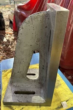 18 X 10 X 10 Slotted Webbed Angle Plate Milling Machine Set Up Fixture Jig Bore