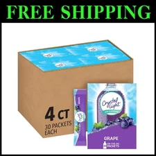 Fruity Grape Powdered Drink Mix, 4 Boxes x 30 Packets