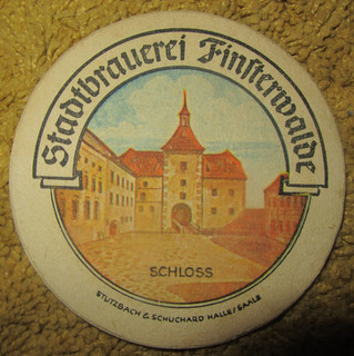 VK Bierdeckel ehem. DDR Stadtbrauerei Finsterwalde Sängerbräu