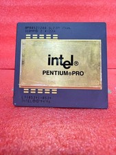Intel Pentium Pro 200MHz SL23M BP80521200 256K CPU Processeur Vintage-FOR GOLD