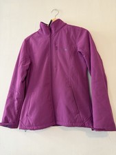 Regatta Ladies Soft Shell Jacket Cost Fleeced Lined Size 12 Pink Purple
