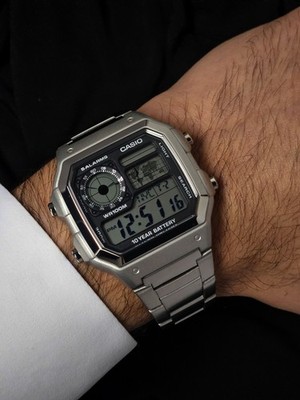 Casio AE1200 Full Metal Mod   Edelstahl Gehäuse   Casio Royale
