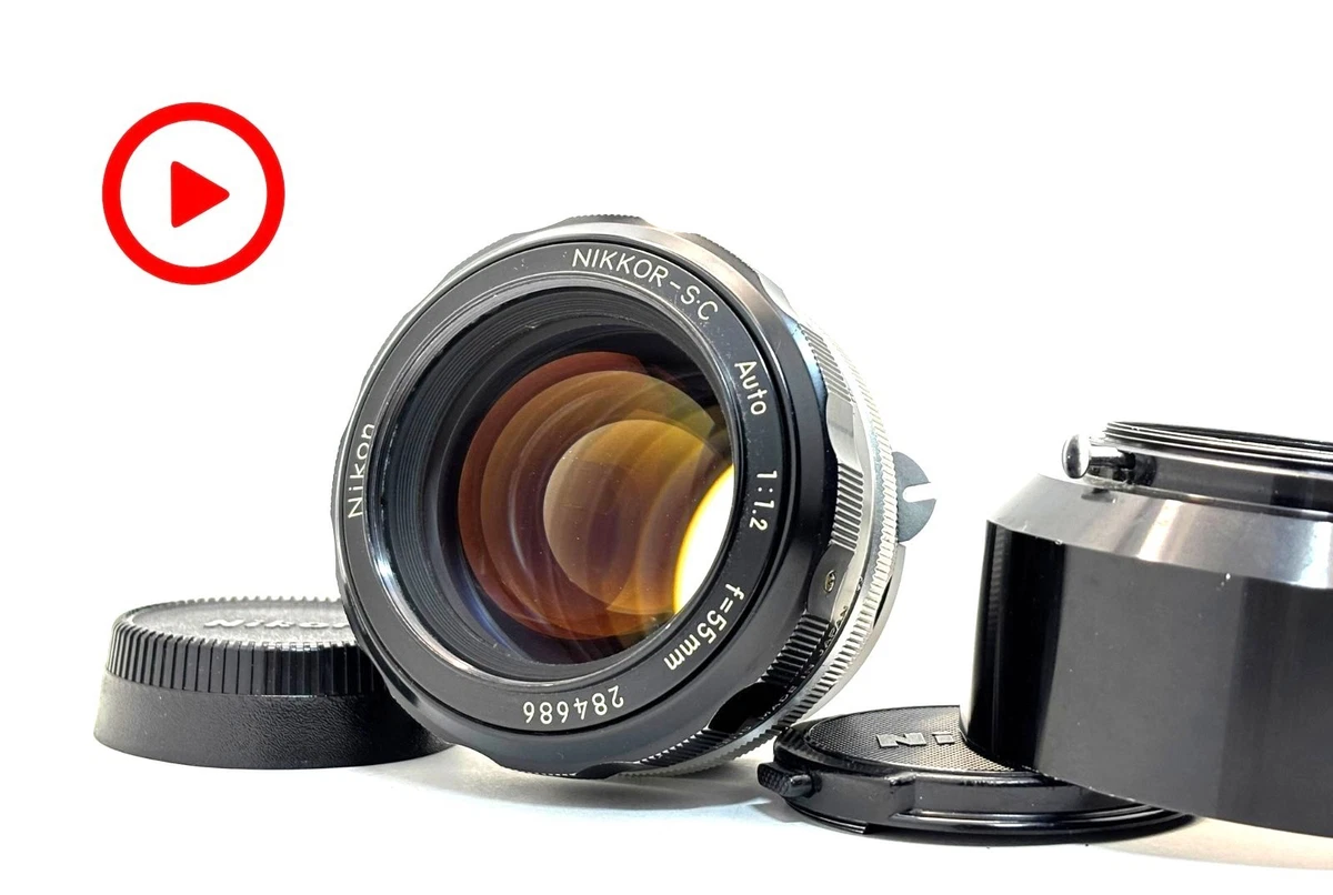 Nikon NIKKOR f/1.2 Camera Lenses 55mm Focal for sale | eBay