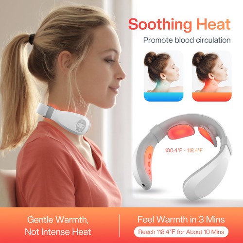Cordless Neck Massager for Pain Relief Deep Tissue, Vibration Travel Massager... - Picture 3 of 7