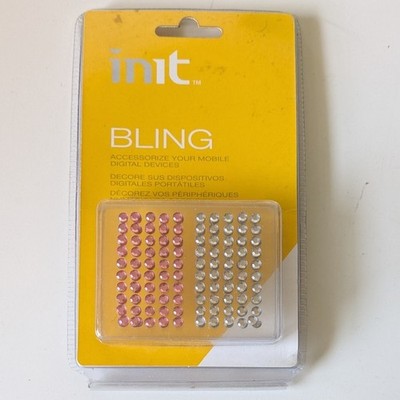 Init Bling 300 Self-Adhesive Pink & Clear Stones Accessorize Bedazzle ITGMSPK101