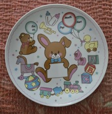 Baby Registry Plate Shower Gift Decor ,personalize yourself, Never used,no Box