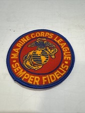 USMC US Marine Corps League Semper Fidelis Uniform Patch NEW