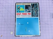 Mattel 1966 Major Matt Mason Man in Space Space Probe Pak Card Backing Very Good