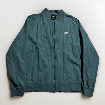 Nike Tech Bomber Jacket Teal CU4311-058 XXL Cotton Nylon YKK