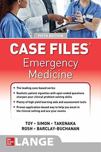 Case Files: Emergency Medicine, Fifth - Paperback, by Toy Eugene C.; - Very Good