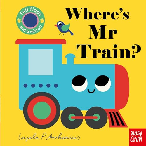 Where’s Mr Train? Felt Flaps & Mirror Board Book for Babies & Toddlers by Ingela - Image 6